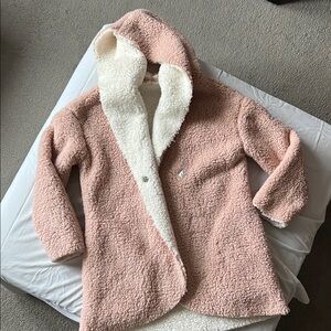 Cozy Pink and Cream Kids Jacket